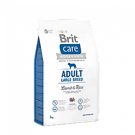 BRIT CARE ADULT LARGE BREED 3KG (Kuzu ve Pirinç - Büyük Irk Yetişkin Köpek Maması)