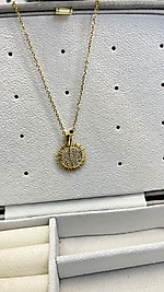 ÇELİK GÜNEŞ KOLYE