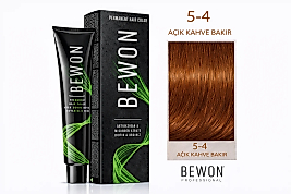 BEWON SAÇ BOYASI 100 ML (5-4 AÇIK KAHVE BAKIR)