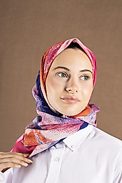 DECODE EŞARP PASTEL DESEN