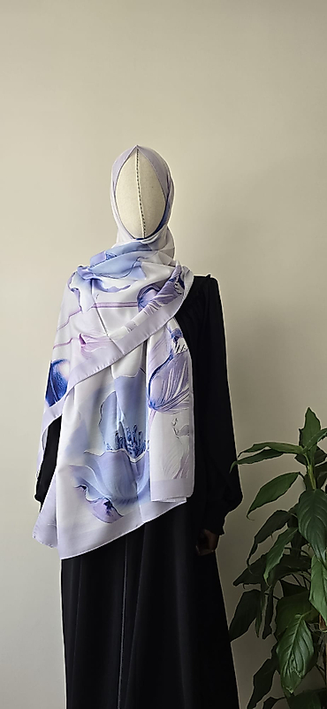 Florya Çiçeği Desenli Şal