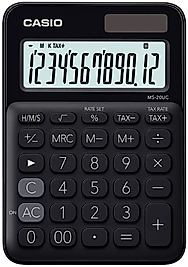 CASIO HESAP MAKİNESİ MASAÜSTÜ MS-20UC-BK 12 HANE