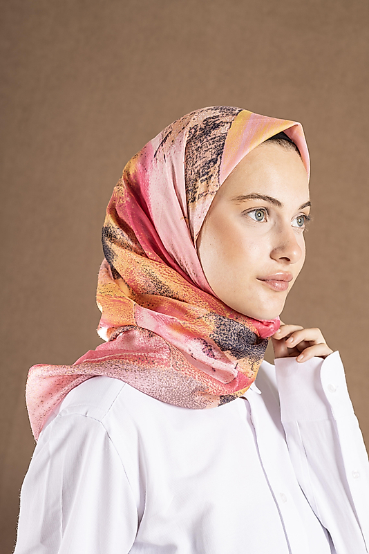 DECODE EŞARP PASTEL DESEN