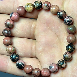 Rodonit Taşı 8mm Bileklik