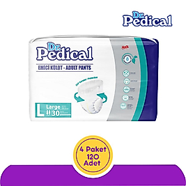 Dr.Pedical Emici Külot Hasta Bezi Büyük Boy(L) 30'lu 120 Adet