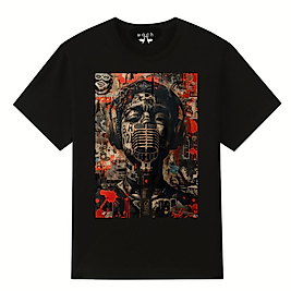 WACH KİŞİYE ÖZEL T SHIRT SİYAH 22