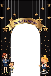 OKULDA İLK GÜNÜM AFİŞİ 100X150 CM