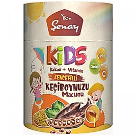 Kids Keçiboynuzu Macunu 240 gr Kakao + Vitamin + Zencefilli