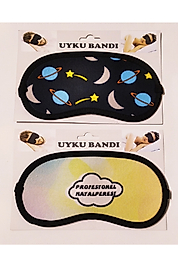 2 Li Uyku Bandı Eğlenceli Figürlü Her Yaşa Uygun