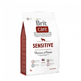 BRIT CARE SENSITIVE 3KG (Geyik ve Patates - Hassas cilt ve Sindirime Sahip Yetişkin Köpek Maması)