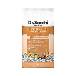 Dr.Sacchi Bodrum Mandalinası Kokulu Bentonit Kedi Kumu 10 L