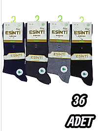 Erkek Esinti Bambu Çorap 36 Adet