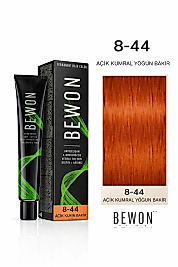 BEWON SAÇ BOYASI 100 ML (8-44 AÇIK KUMRAL YOĞUN BAKIR)