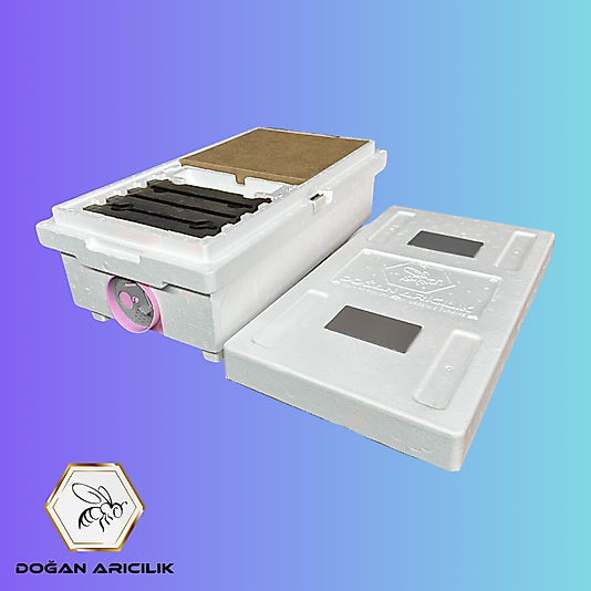 Çift Bölmeli Strafor Ana Arı Kutusu (DGN-120/A)