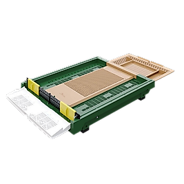 Apimaye F-Tipi Anti-Varroa Izgaralı ve Polen Tuzaklı Kovan Tabanı