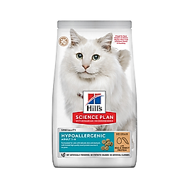 Hill's Science Plan Hypoallergenic Yumurtalı ve Böcekli Tahılsız Yetişkin Kedi Maması (1,5 kg)
