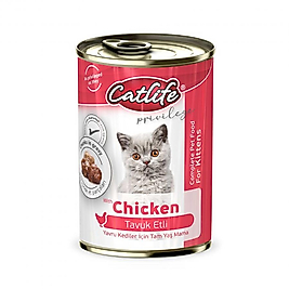 Catlife Yavru Kedi Konserve Tavuklu 400 Gr. - 8681475634147