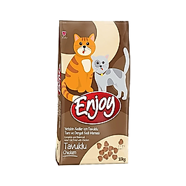 Enjoy Tavuk Etli Yetişkin Kedi Maması (10 kg)
