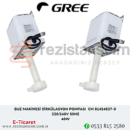 BUZ MAKİNESİ SİRKÜLASYON POMPASI CM 81454637-0  220/240V 50HZ  40W