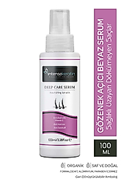 Gözenek Açıcı Beyaz Serum, Allantoin Panthenol ve Keratin Özlü Hızlı Saç Uzatma Toniği Dökülme Karşı