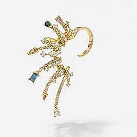 Işıltı Dalı Kulak Arkası Küpe