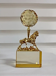 Dekoratif Pimli At Amber - 18cm.