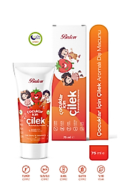 Balen Doğal Çocuklar İçin Çilek Özlü Diş Macunu  75 ML