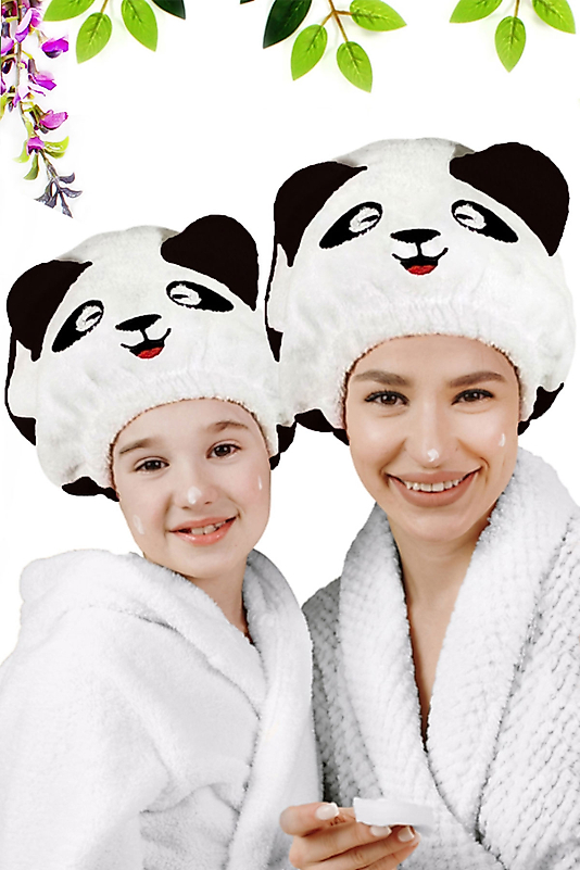 Saç Kurulama Havlusu Banyo Duş Bonesi