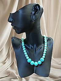 HANDMADE TÜRKUAZ BONCUK KOLYE