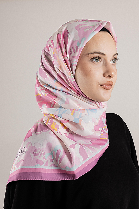 DESENLİ FRANSIZ İPEĞİ EŞARP DESEN-4