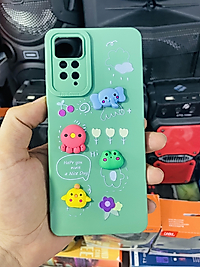 Redmi Note 11 Pro - Note 12 Pro 4G Ayıcık Kabartmalı Telefon Kılıfı