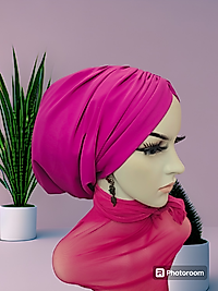 Fuşya hazır bone