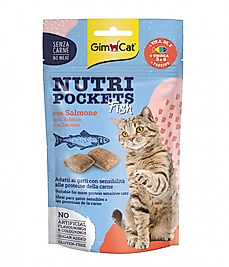 Gimcat Nutripockets Somonlu Kedi Ödül Tableti (60 g) 4002064419442