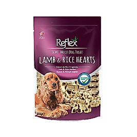 Reflex Kuzu Etli ve Pirinçli Kalpler Köpek Ödül Maması (150 g)