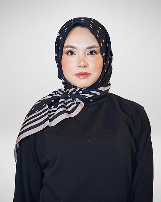 Spring Eşarp Yeni Desen Puantiye Desen