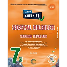 7. Sınıf Kendini Check - Et Sosyal Bilgiler Tekrar Testleri Okyanus Yayıncılık 2025
