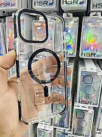 İPhone 16 Pro Sararmaz Mika Magsafe Telefon Kılıfı Siyah