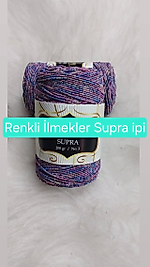 Supra İpi Ebruli Sİmli Düz Renkler 200gr