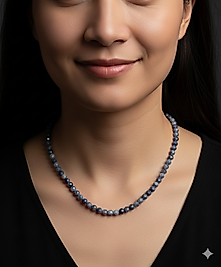 Safir Doğaltaş Kolye