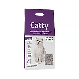 Catty Lavanta Kokulu Topaklanan Kedi Kumu (10 kg)