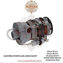 Elektrobarr La500 Yıkama Motoru Lgb & Fır