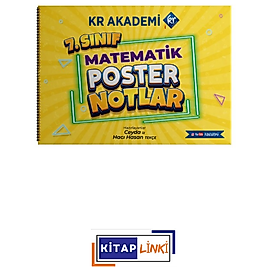 7. Sınıf Matematik Poster Notlar Kr Akademi Yayınları