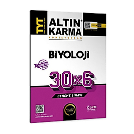 Altın karma TYT Biyoloji 30*6 Deneme Sınavı