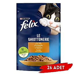 Felix tavuklu Yavru Kedi Konservesi 26x85gr 26lı