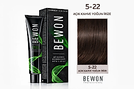 BEWON SAÇ BOYASI 100 ML (5-22 AÇIK KAHVE YOĞUN İRİZE)