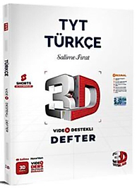 3D Yayınları TYT Türkçe Video Destekli Defter