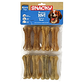 Snacky Naturel Köpek Çiğneme Kemiği 7,5cm *8'li *180 g .