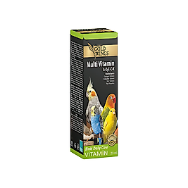 Gold Wings Kuşlar İçin Tüy Oluşum Desteği Multi Vitamin 20 ml