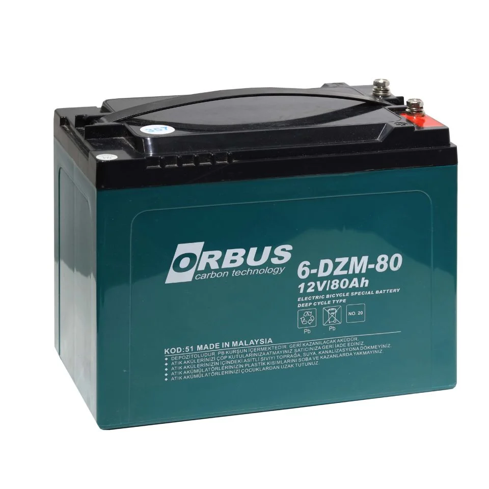 12V 80 Ah Elektrikli Bisiklet Aküsü (ORBUS)