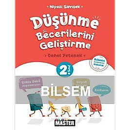 2. Sınıf Junior Master Düşünme Becerilerini Geliştirme Genel Yetenek ( Bilsem Sınavlarına Hazırlık ) Okyanus Yayıncılık